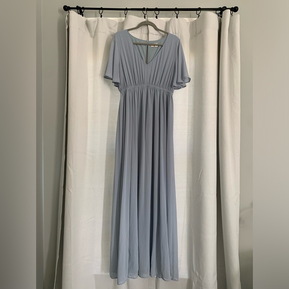 Show Me Your Mumu “Emily” Blue Steel Dress - Picture 2 of 5